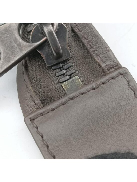 Bottega Veneta Intrecciato Gray Lambskin Handbag - Picture 15 of 16